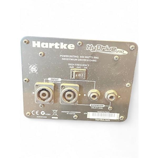 Used Hartke Hydrive 2000W 8x10 Bass Cabinet