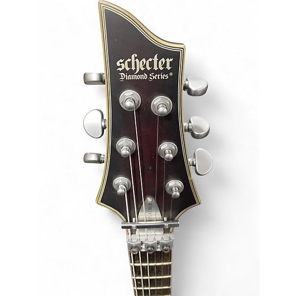 Used Schecter Guitar Research C1 Floyd Rose Platinum Red Solid Body Electric Guitar