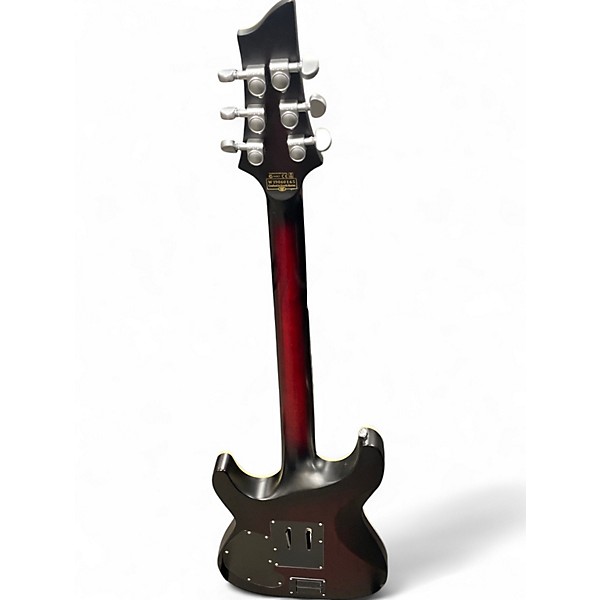 Used Schecter Guitar Research C1 Floyd Rose Platinum Red Solid Body Electric Guitar