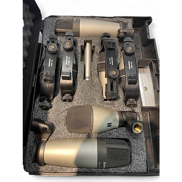 Used Samson Audio 8 Kit Drum Microphones Percussion Microphone Pack