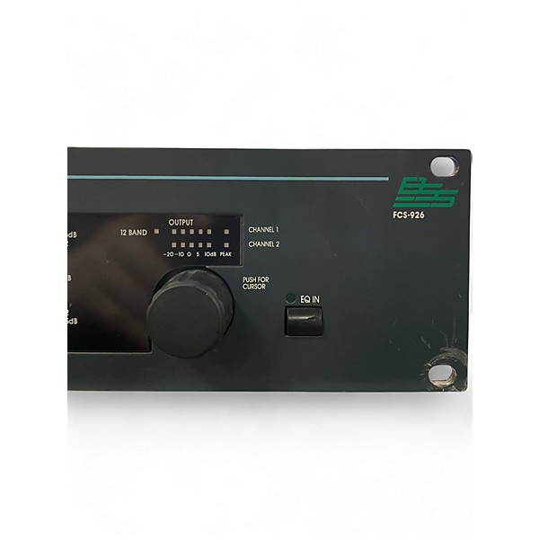 Used BSS Audio FCS-926 Varicurve Dual Equalizer Equalizer