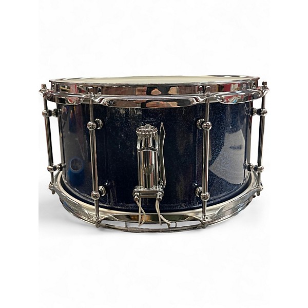 Used Bucks County Drum Co 7X13 Regal Series Ice Blue Metallic Drum