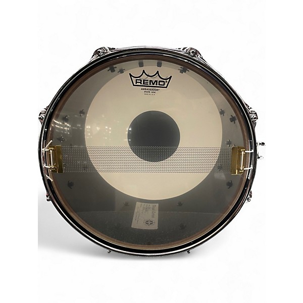 Used Bucks County Drum Co 7X13 Regal Series Ice Blue Metallic Drum