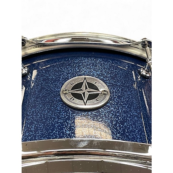 Used Bucks County Drum Co 7X13 Regal Series Ice Blue Metallic Drum