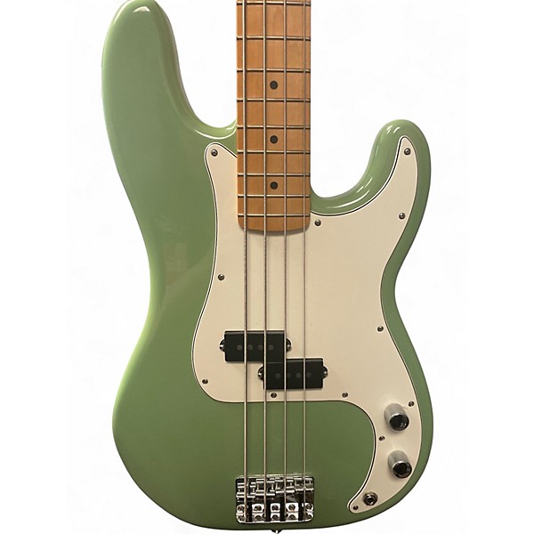 Used Fender Player II Precision Bass Green Electric Bass Guitar
