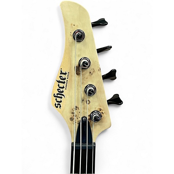 Used Schecter Guitar Research REAPER 4 Natural Electric Bass Guitar