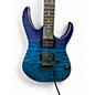 Used Ibanez GIO GRG120QASP Blue Solid Body Electric Guitar