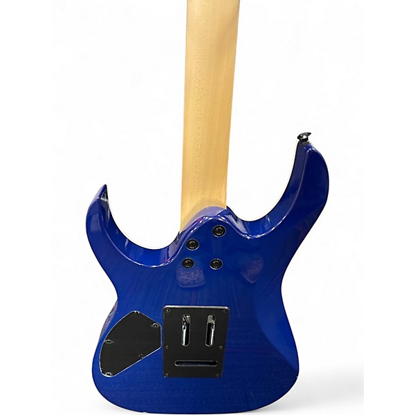 Used Ibanez GIO GRG120QASP Blue Solid Body Electric Guitar