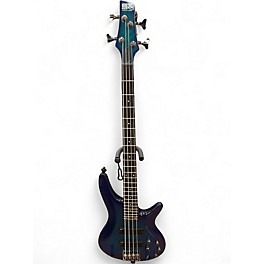 Used Ibanez SR370 Blue Burst Electric Bass Guitar