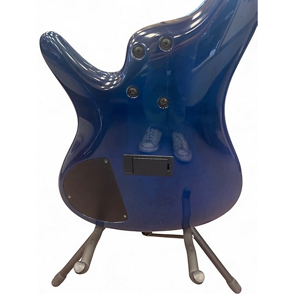 Used Ibanez SR370 Blue Burst Electric Bass Guitar
