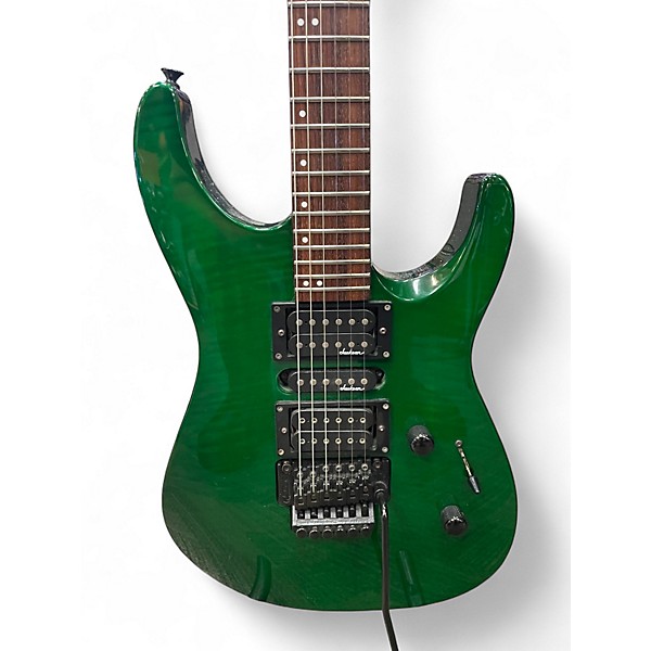 Used Jackson Performer HSH Reverse Headstock Emerald Green Solid Body Electric Guitar