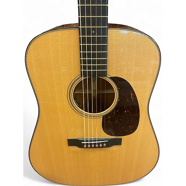 Used 2022 Martin D18 Modern Deluxe Natural Acoustic Guitar
