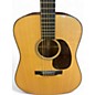 Used 2022 Martin D18 Modern Deluxe Natural Acoustic Guitar
