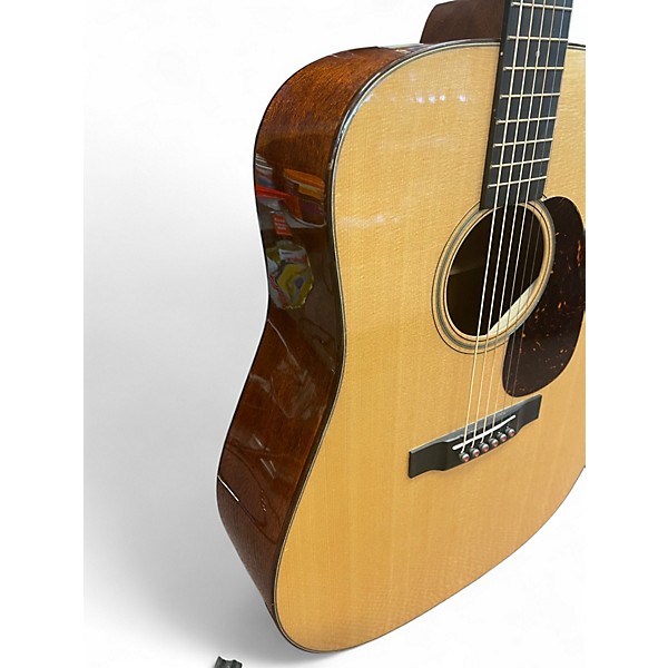 Used 2022 Martin D18 Modern Deluxe Natural Acoustic Guitar