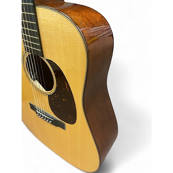 Used 2022 Martin D18 Modern Deluxe Natural Acoustic Guitar