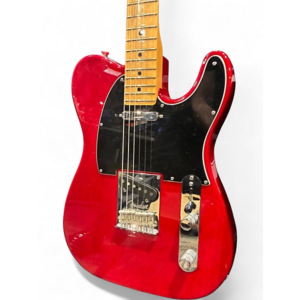 Used Fender American Standard Telecaster Crimson Red Burst Solid Body Electric Guitar
