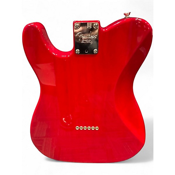 Used Fender American Standard Telecaster Crimson Red Burst Solid Body Electric Guitar