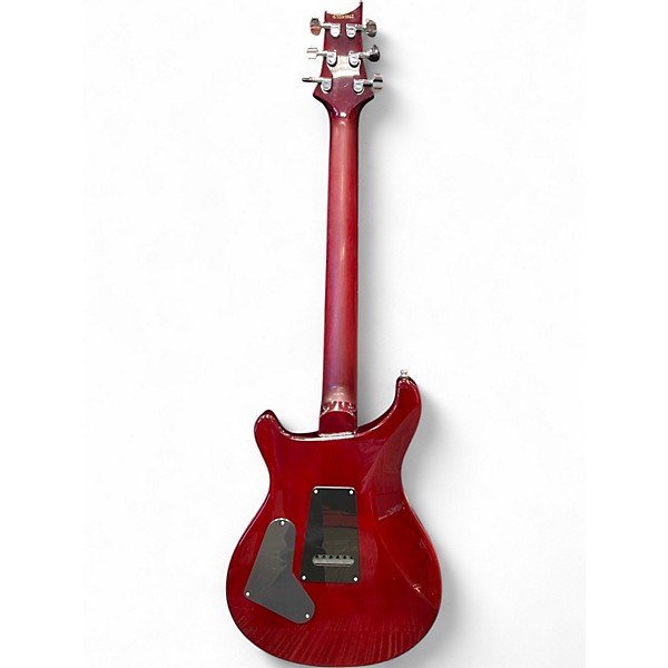 Used PRS S2 Custom 24 Trans Red Solid Body Electric Guitar