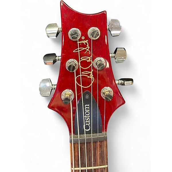 Used PRS S2 Custom 24 Trans Red Solid Body Electric Guitar