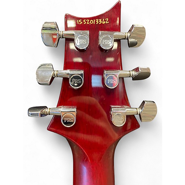 Used PRS S2 Custom 24 Trans Red Solid Body Electric Guitar