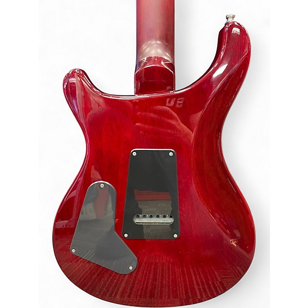 Used PRS S2 Custom 24 Trans Red Solid Body Electric Guitar