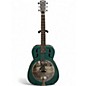 Used Johnson Resonator Metallic Green Resonator Guitar thumbnail