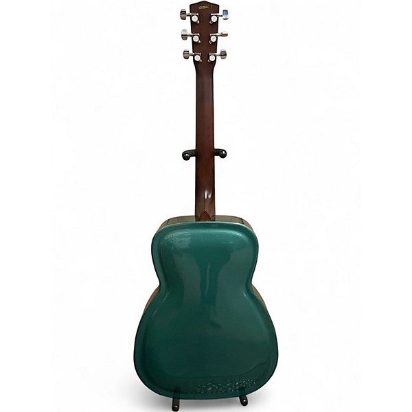 Used Johnson Resonator Metallic Green Resonator Guitar