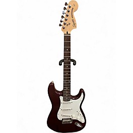 Used Squier Standard Stratocaster Purple Solid Body Electric Guitar
