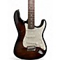 Used Squier Deluxe Series Strat QMT 2 Color Sunburst Solid Body Electric Guitar