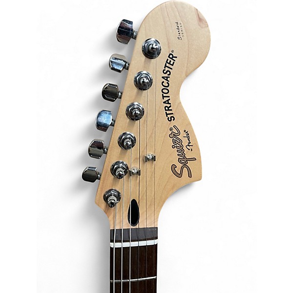 Used Squier Deluxe Series Strat QMT 2 Color Sunburst Solid Body Electric Guitar