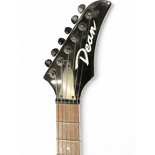 Used Dean MDX X QM Trans Blue Solid Body Electric Guitar