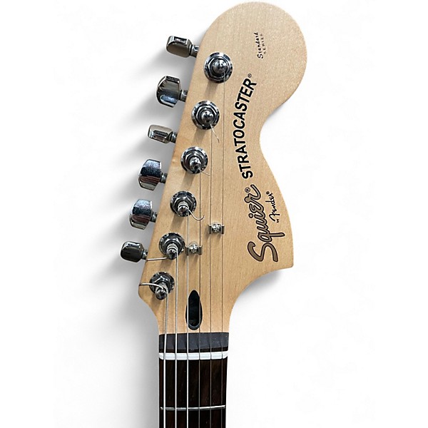 Used Squier Standard Strat 2 Color Sunburst Solid Body Electric Guitar