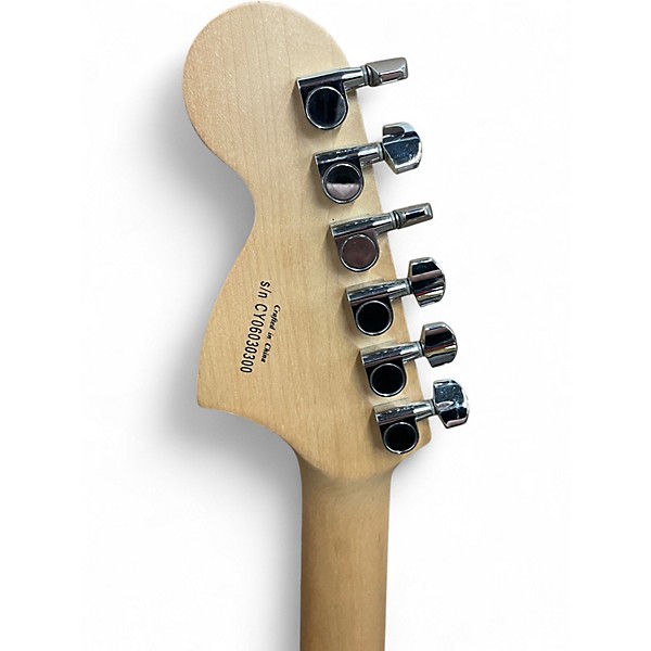 Used Squier Standard Strat 2 Color Sunburst Solid Body Electric Guitar