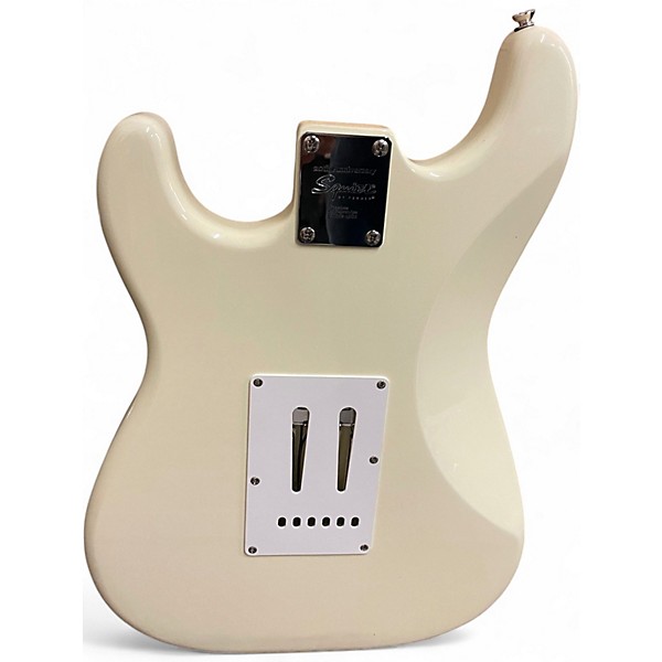 Used Squier Standard Strat Classic White Solid Body Electric Guitar