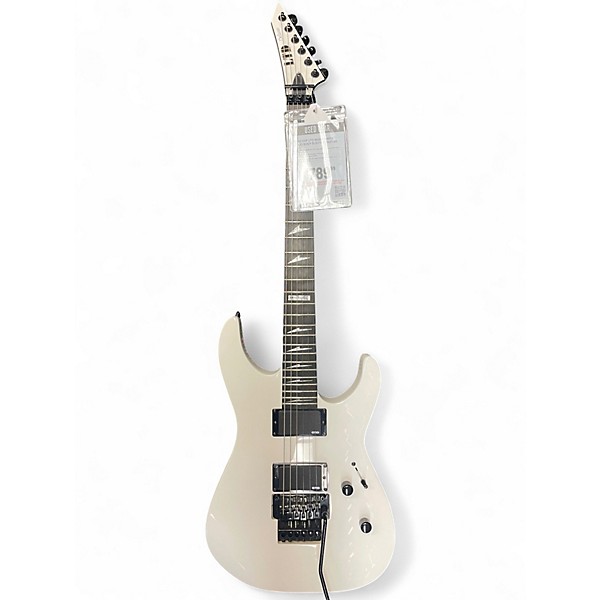 Used ESP LTD M1000 White Solid Body Electric Guitar