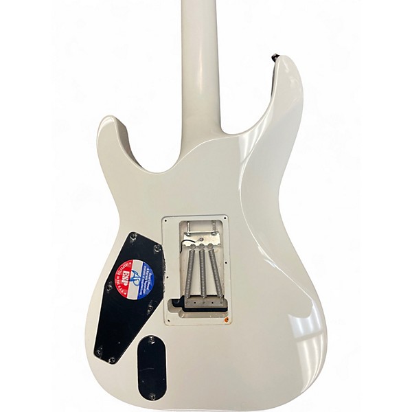 Used ESP LTD M1000 White Solid Body Electric Guitar
