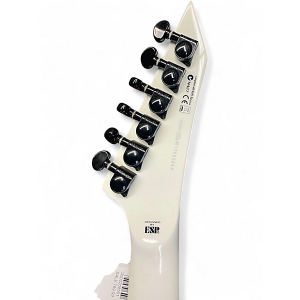 Used ESP LTD M1000 White Solid Body Electric Guitar