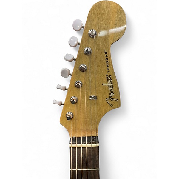 Used Fender Sonoran SCE Natural Acoustic Electric Guitar