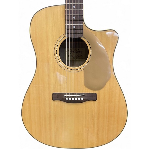 Used Fender Sonoran SCE Natural Acoustic Electric Guitar