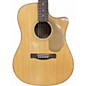 Used Fender Sonoran SCE Natural Acoustic Electric Guitar