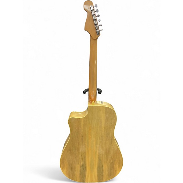 Used Fender Sonoran SCE Natural Acoustic Electric Guitar