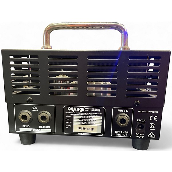 Used Orange Amplifiers Micro Dark 20W Tube Guitar Amp Head