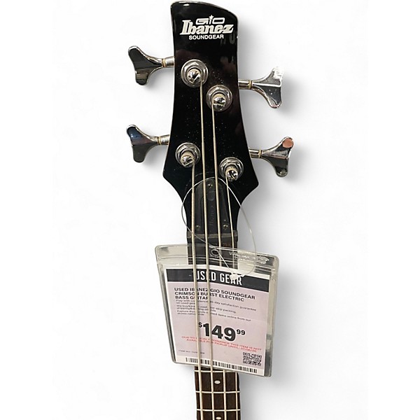 Used Ibanez sr400epdx Emerald Green Electric Bass Guitar