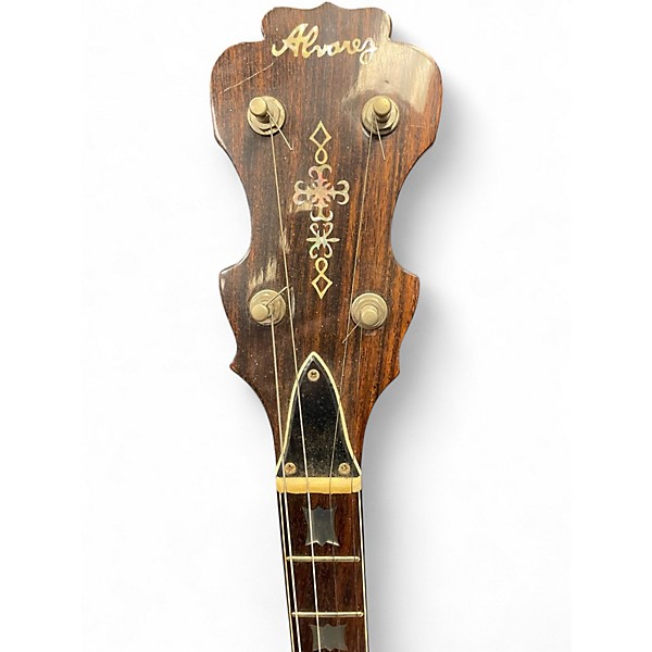 Used Alvarez Minstrel Tenor Banjo Vintage Natural Banjo
