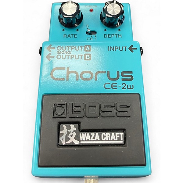 Used BOSS CE2W Waza Craft Chorus Effect Pedal
