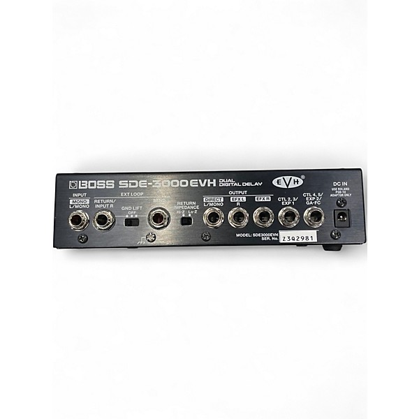 Used BOSS SDE-3000EVH DUAL DIGITAL DELAY Effect Pedal