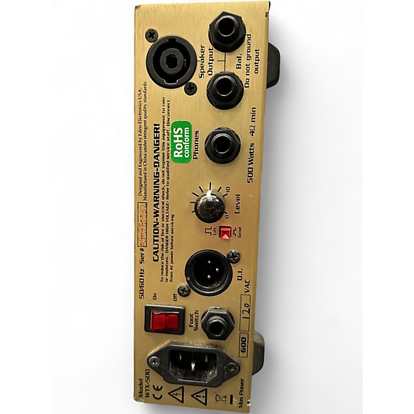 Used Eden WTX500 Bass Amp Head
