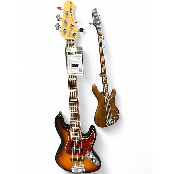 Used Lakland 55-01 Skyline Series 5 String 3 Color Sunburst Electric Bass Guitar