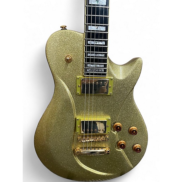 Used Switch Signature Vibracell Metallic Gold Solid Body Electric Guitar