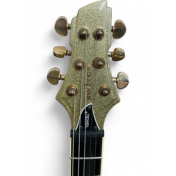 Used Switch Signature Vibracell Metallic Gold Solid Body Electric Guitar